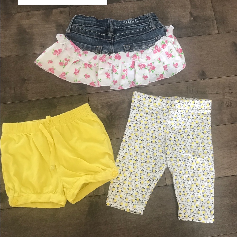 Guess jean skirt two gap bottoms